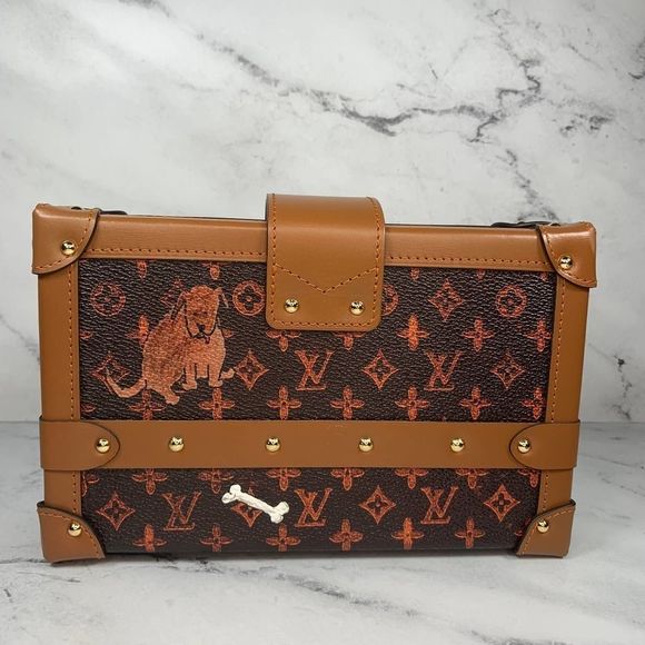 Louis Vuitton Catogram Trunk Petite Malle cat bag crossbody LV Grace Coddington - Picture 4 of 15